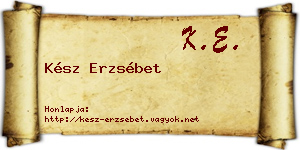 Kész Erzsébet névjegykártya